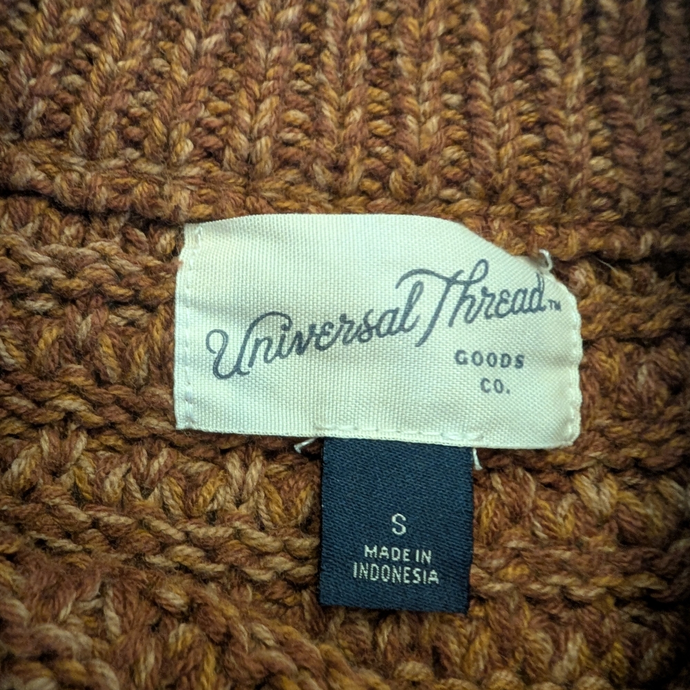 Cozy Brown Knit Sweater - Picture 3 of 4
